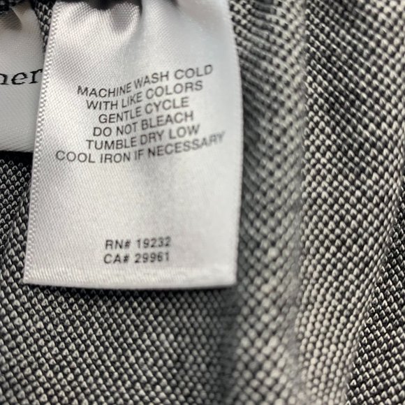 Alfred Dunner Ladies Slacks Pullon Elastic Waist Black White Checked Pattern 18 - Picture 5 of 6